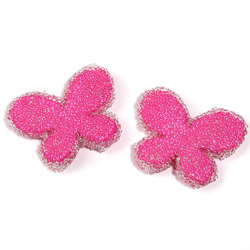 Colorful Sugar Butterfly Full Diamond Through Hole Beads