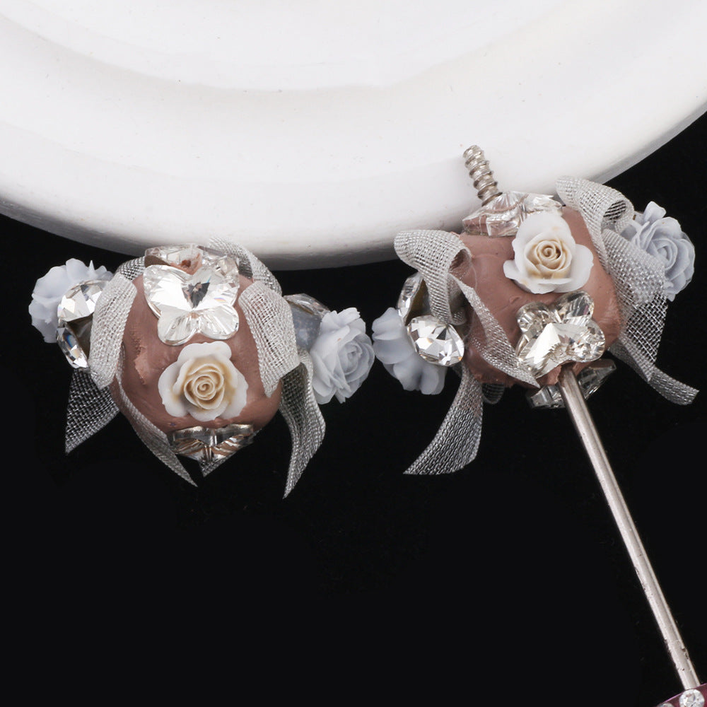 Handmade Cute Ice Cream Rose Flower