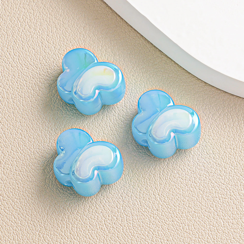 Cartoon Candy Color Butterfly Beads