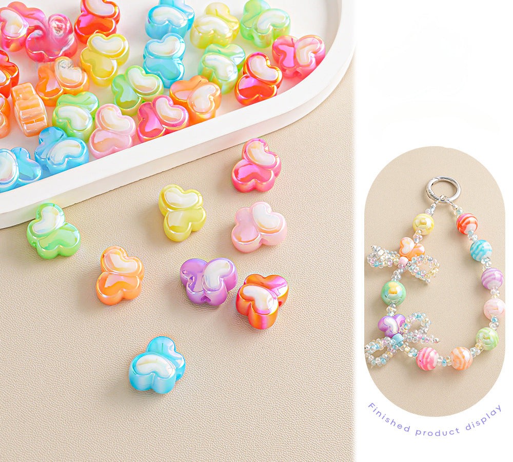 Cartoon Candy Color Butterfly Beads