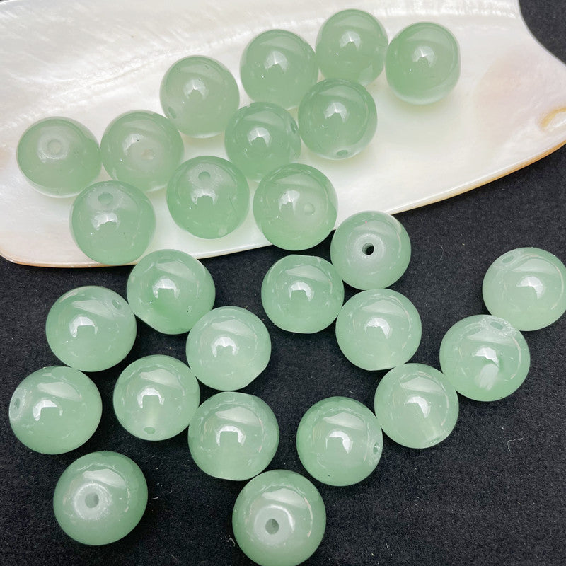8mm two-color glass beads