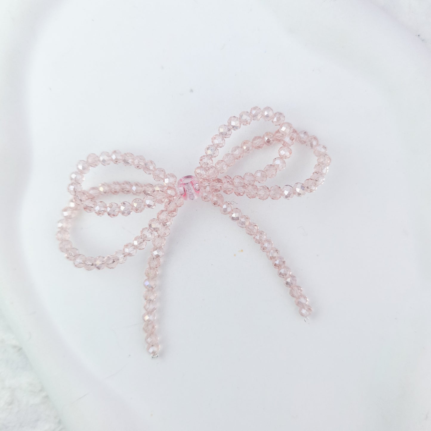 Bling Gorgeous Double-Layer Crystal Pen-Through Bowknot