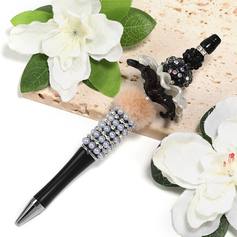 Multicolor Rhinestone Beaded Pen