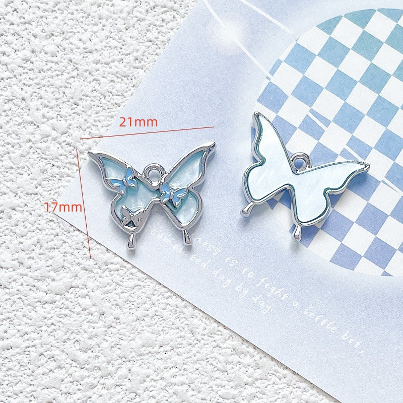 1 pc Alloy Heart Butterfly Cloud Moon Pendant