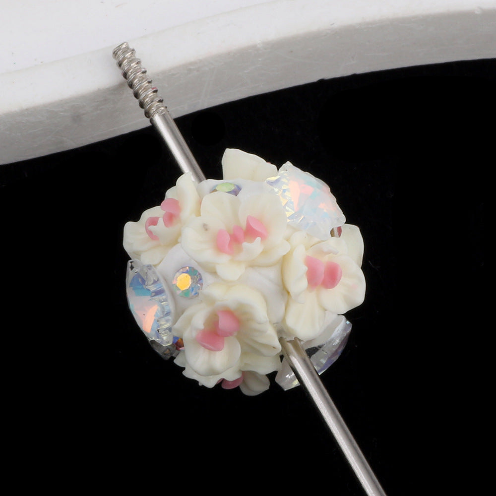 Zircon Flower Cluster Ball Flower Ball Diamond Ball