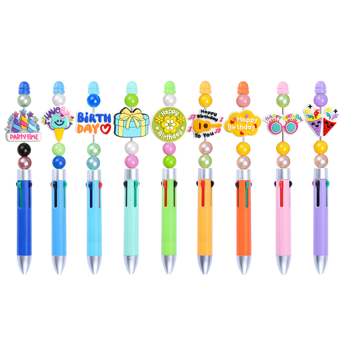 Birthday Party Decoration Silicone Focus Beads