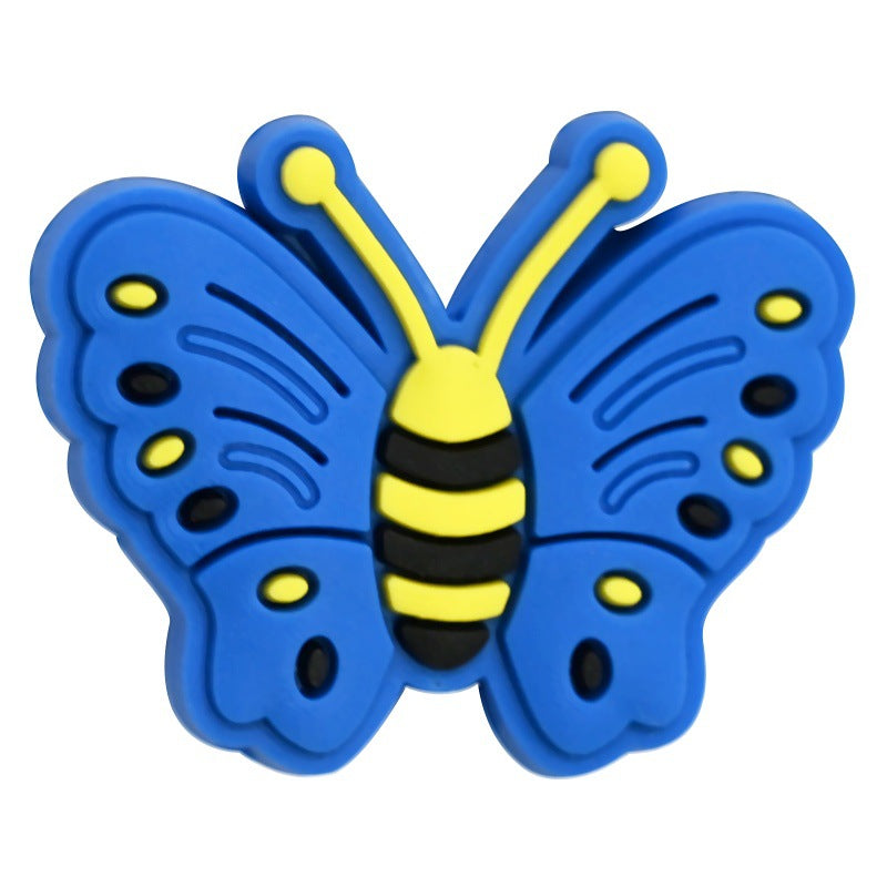 Colorful Cartoon Butterfly Series Silicone Focus Beads Silicone Focus Beads