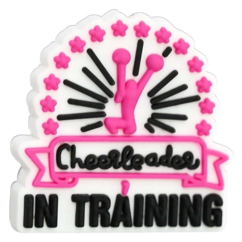 Cheerleading Series Silicone Focus Beads