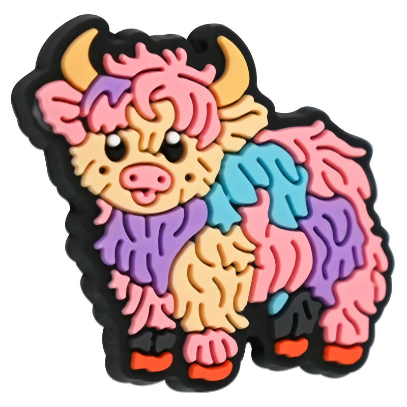 Cartoon Animal Series Silicone Focus Beads