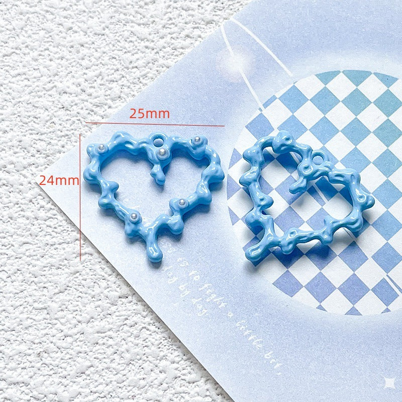 1 pc Alloy Heart Butterfly Cloud Moon Pendant