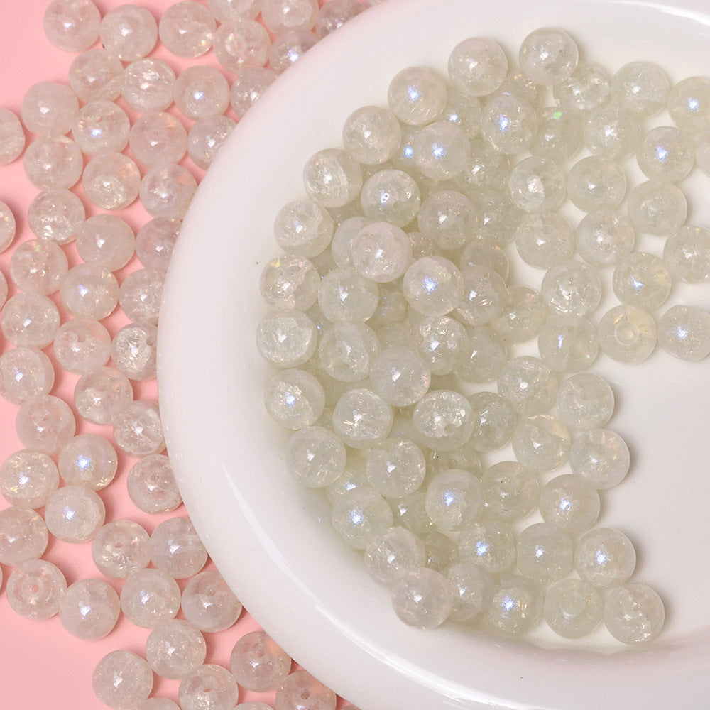 10mm Jade Fragment Glass Beads