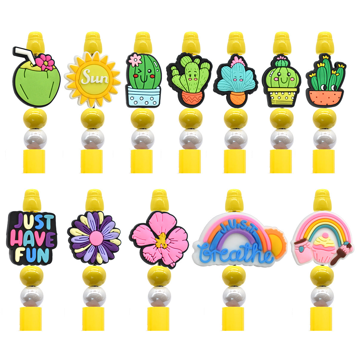 Summer Series Silicone Focus Beads Silicone Focus Beads