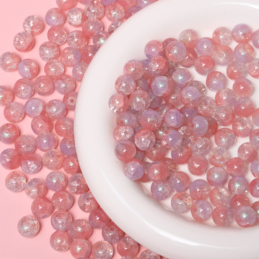 10mm Jade Fragment Glass Beads