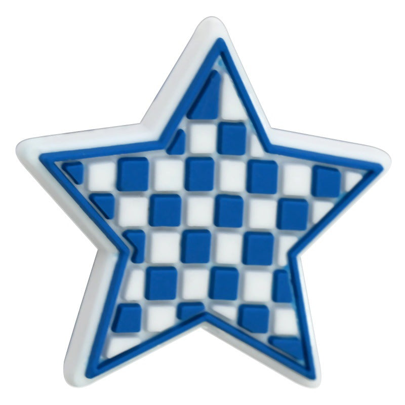 Grid Star Series Silicone Focus Beads