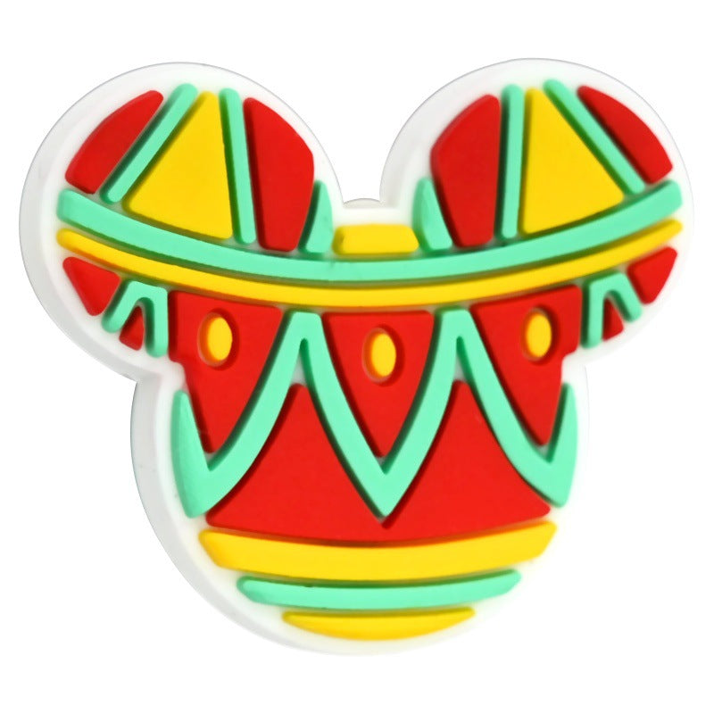 Cute Mickey Head Fun Cartoon Silicone Focus Beads