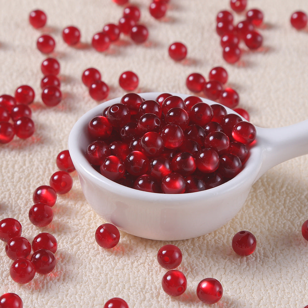 6-12mm cat eye glass beads