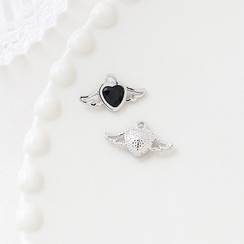 1 pc Sweet Cool Style Bowknot Gold Zircon Pendant