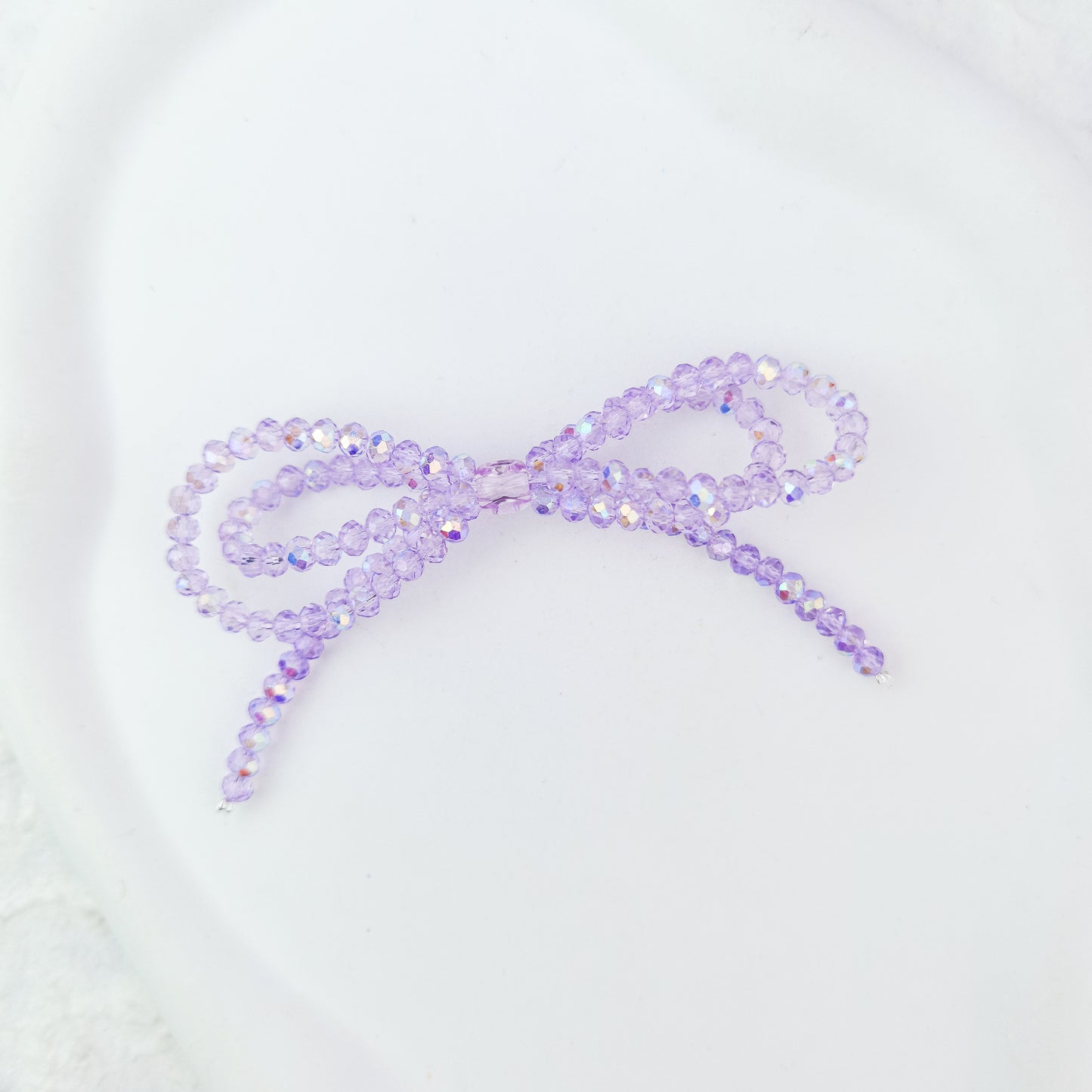 Bling Gorgeous Double-Layer Crystal Pen-Through Bowknot