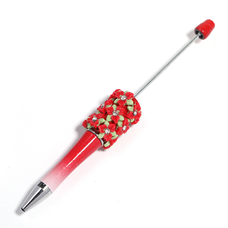 Colorful Flower Full Diamond Beaded Pen