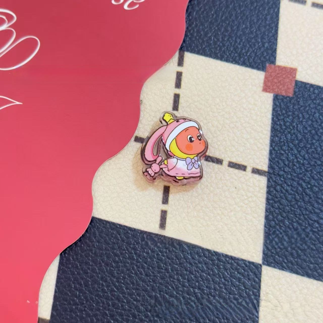 5 pcs Printed Embossed Cartoon Amusement Park Star People Acrylic Beads
