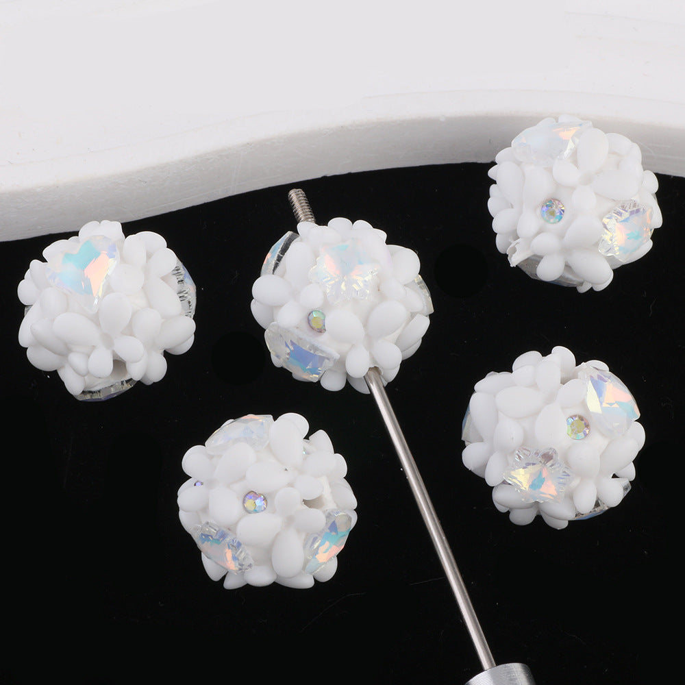 Zircon Butterfly Flower Cluster Ball Diamond Ball