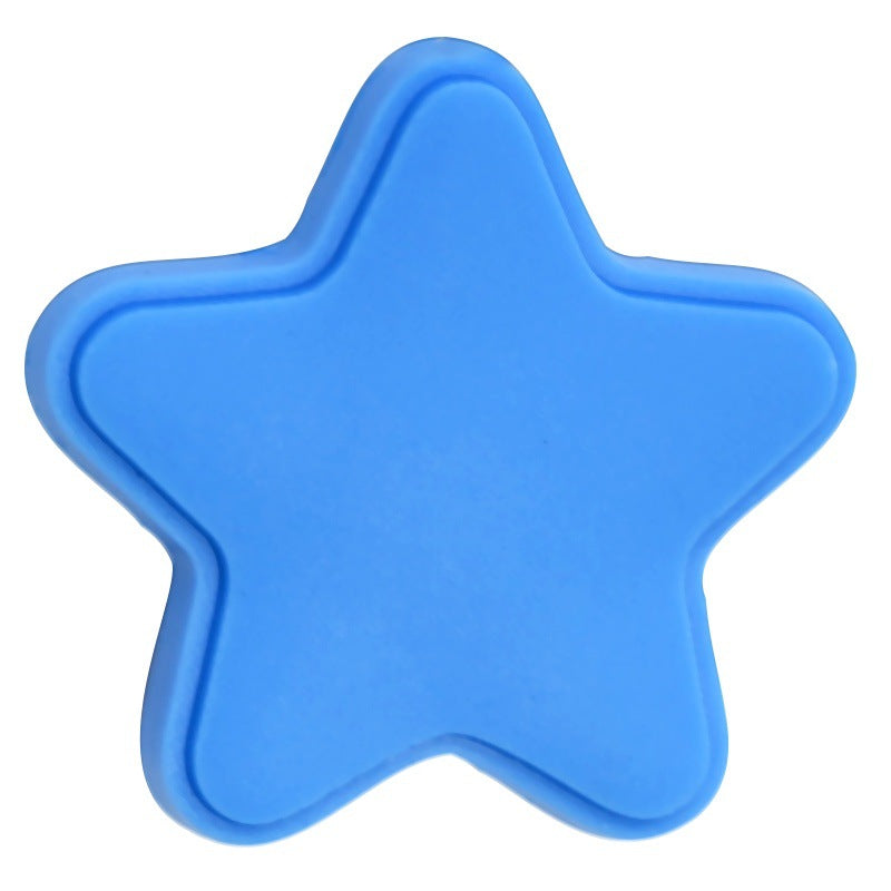 Cartoon Stars and Clouds Silicone Focus Beads