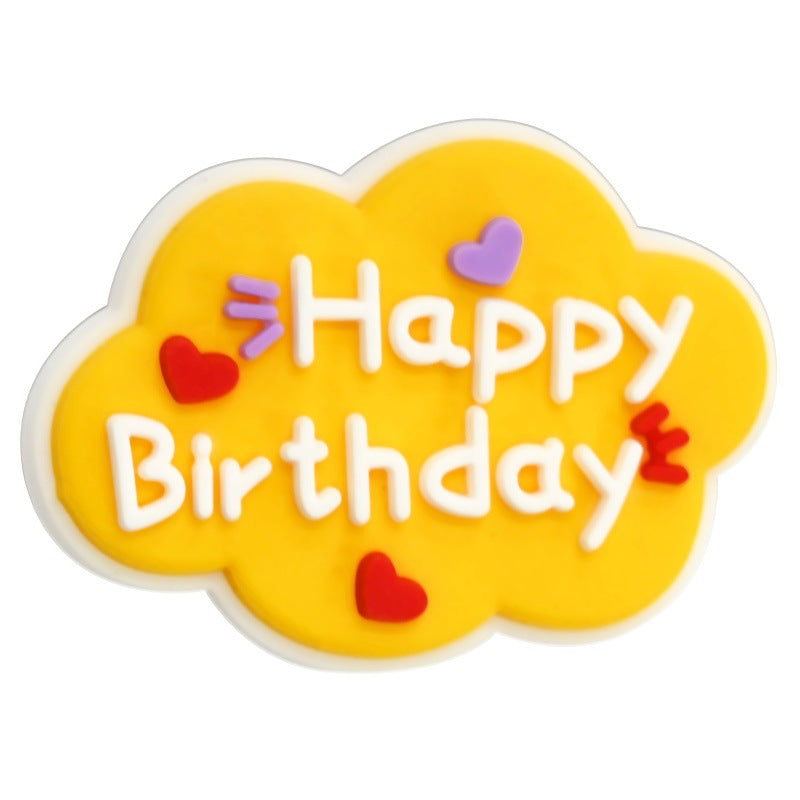 Birthday Party Decoration Silicone Focus Beads