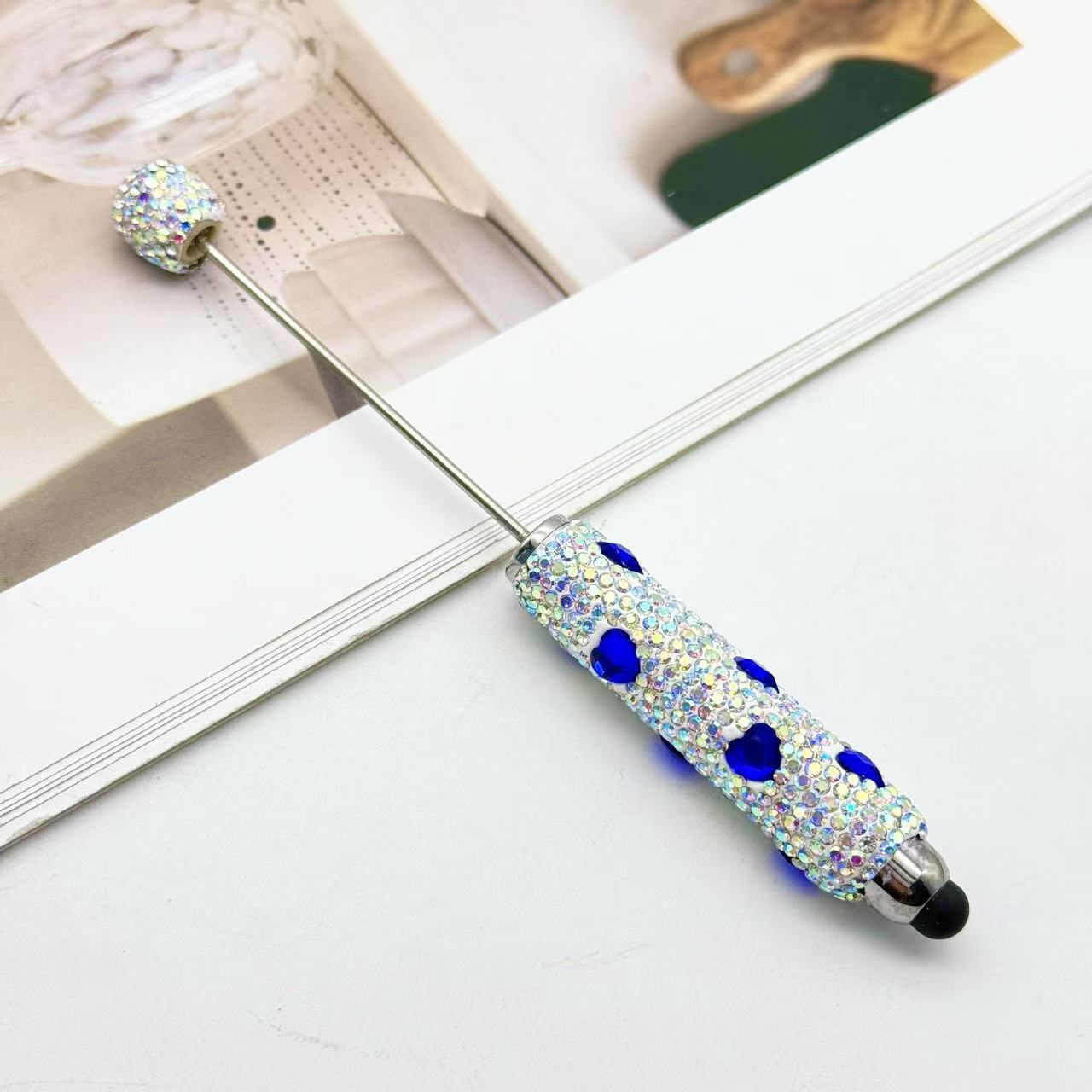 Heart Touch Screen Full Diamond Beaded Pen
