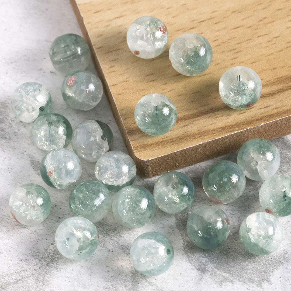 New Chinese Ancient Style Colored Glaze glass beadable beads