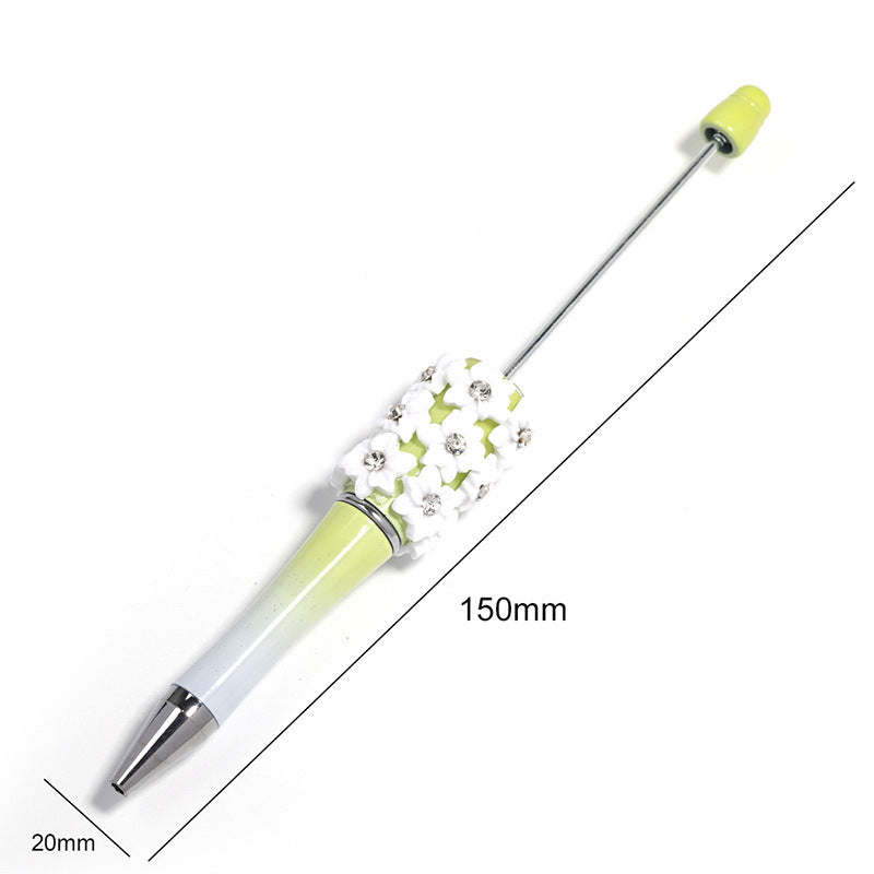 Colorful Flower Full Diamond Beaded Pen