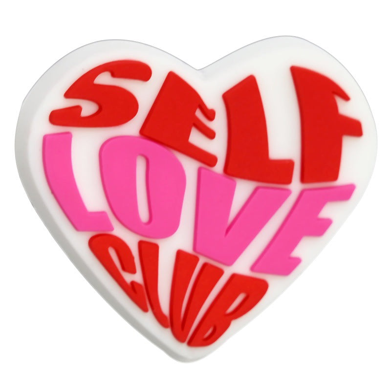 Decorative Beads for Phrases Silicone Focal Beads