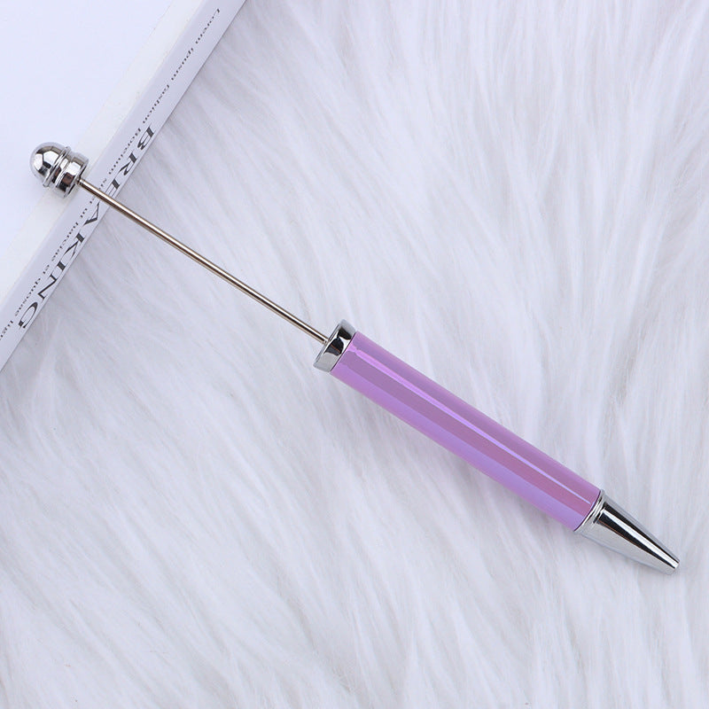Colorful Electroplated Beaded Pen