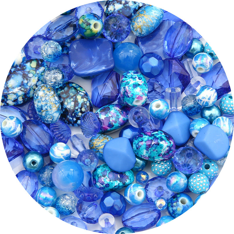 Multi-color Mixed Baroque Style Acrylic Beads