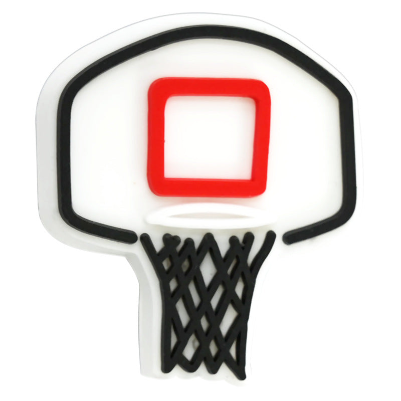Basketball Series Silicone Focus Beads