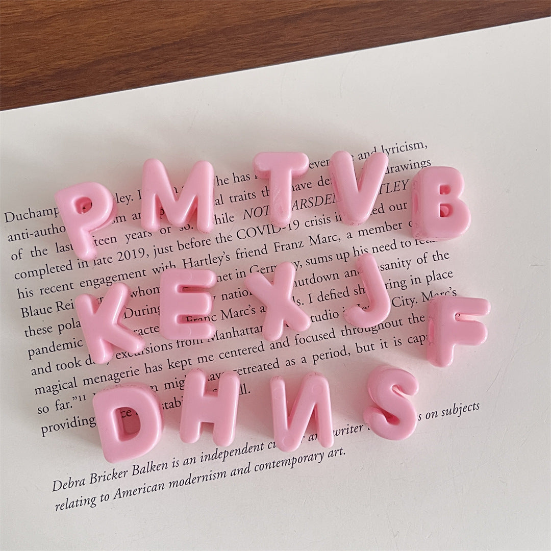 Large Acrylic Letter Beads