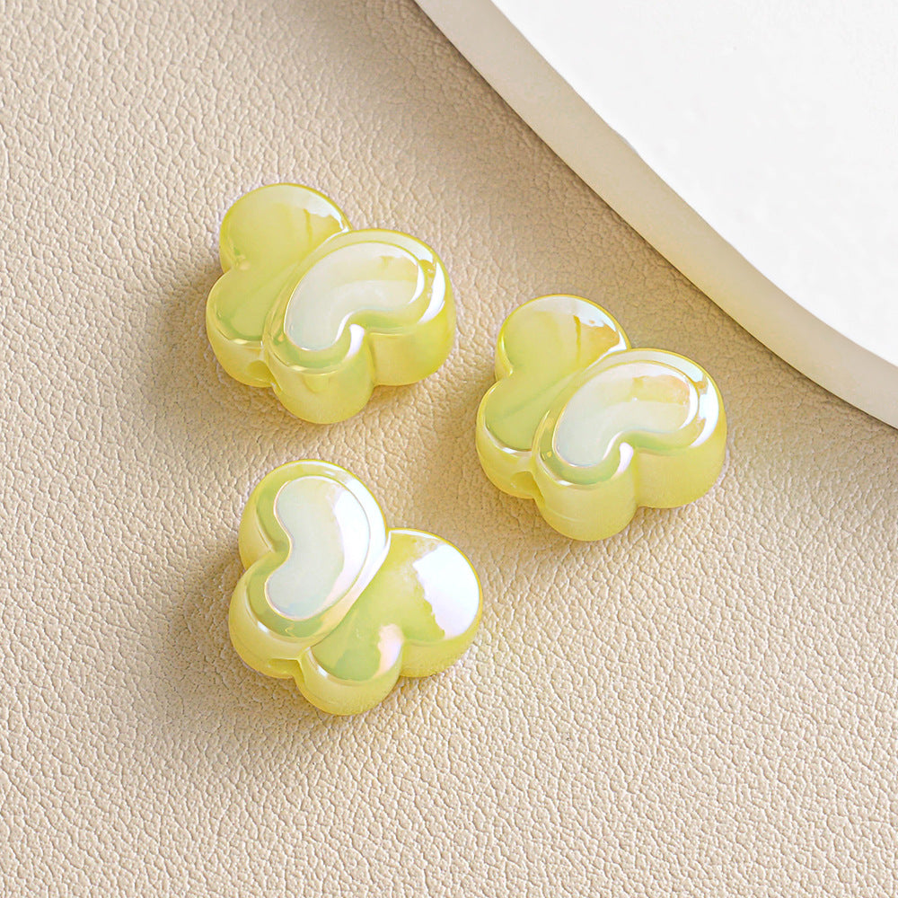 Cartoon Candy Color Butterfly Beads