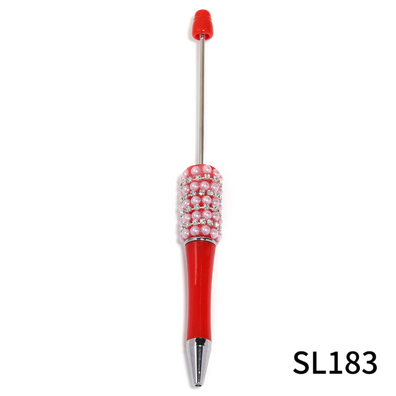 Multicolor Rhinestone Beaded Pen