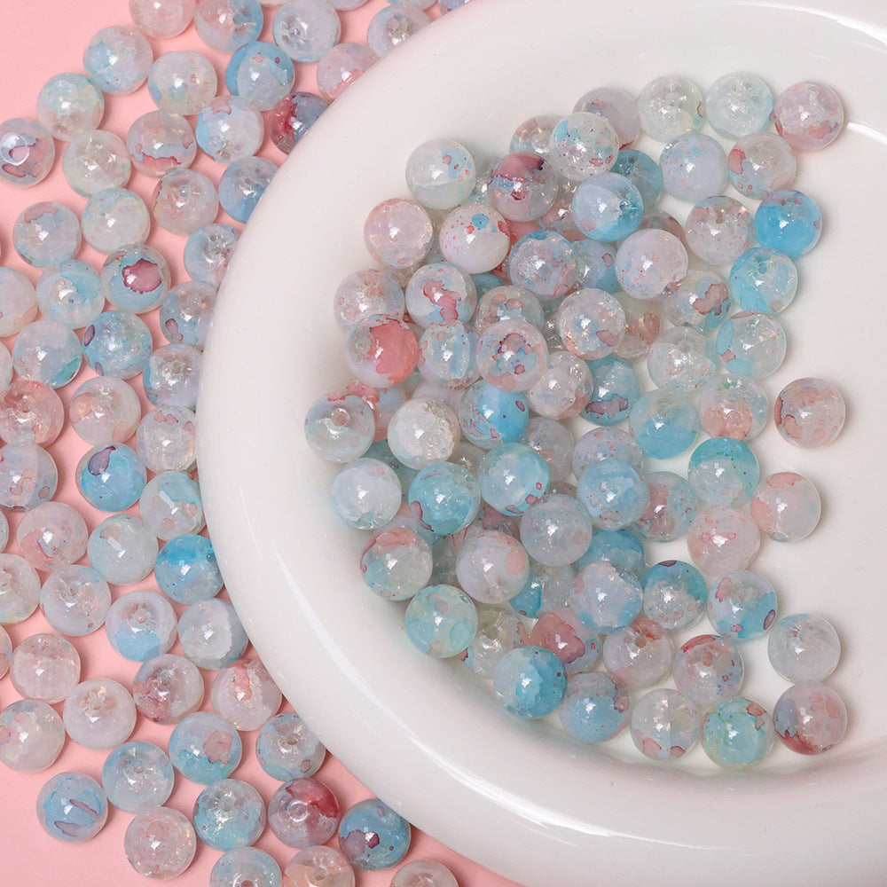 10mm Jade Fragment Glass Beads