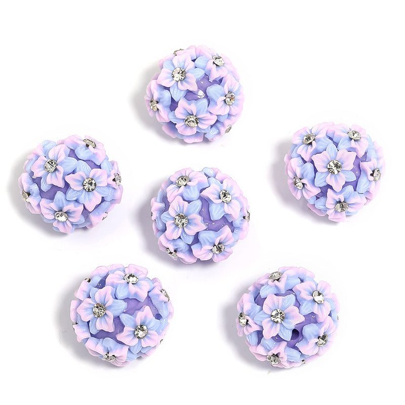 Resin Flower Drill Ball