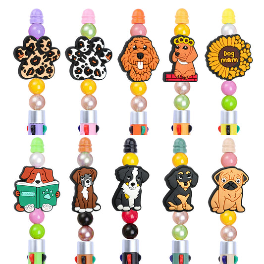 Dog Shape Silicone Focus Beads