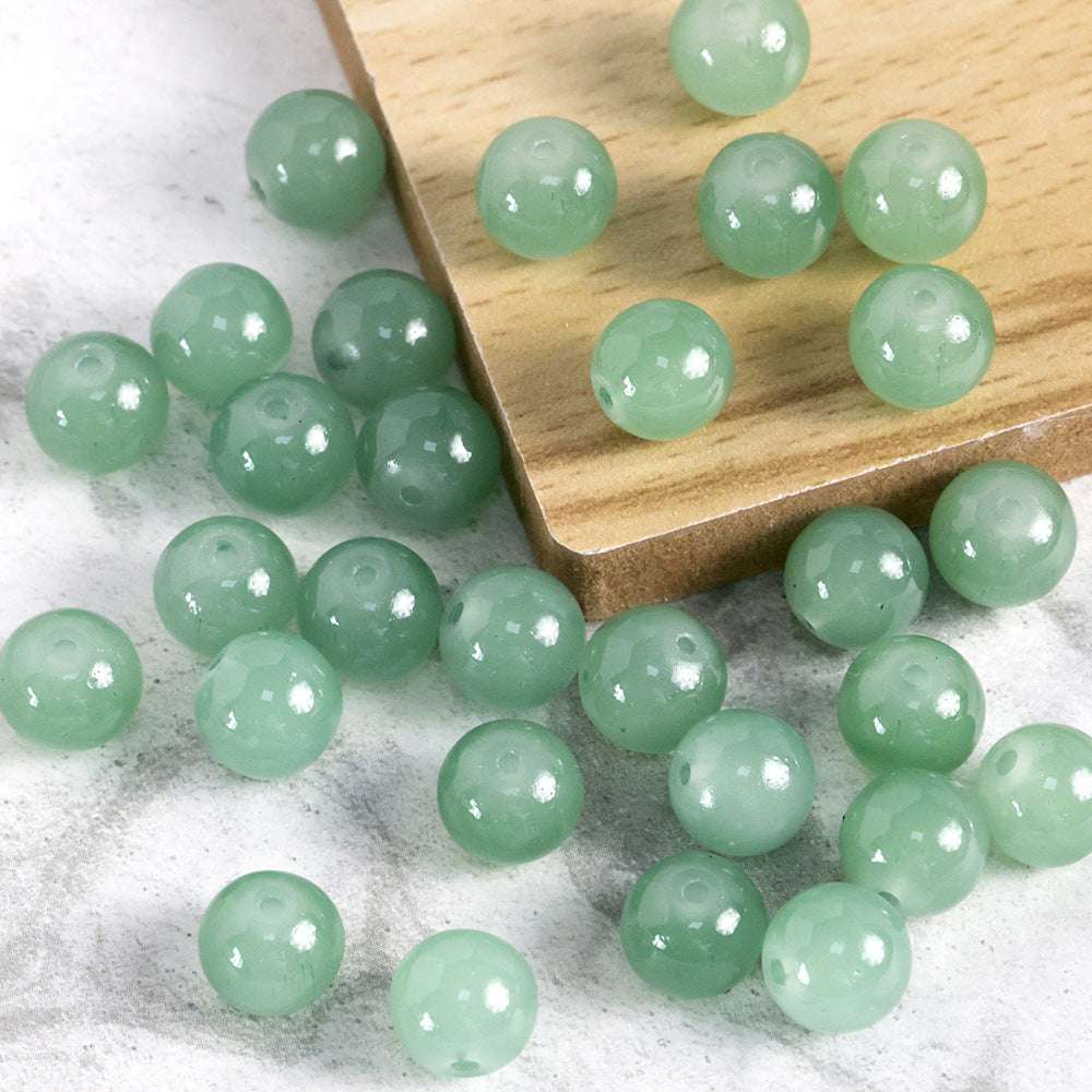 New Chinese Ancient Style Colored Glaze glass beadable beads