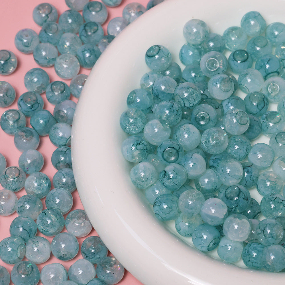 10mm Jade Fragment Glass Beads