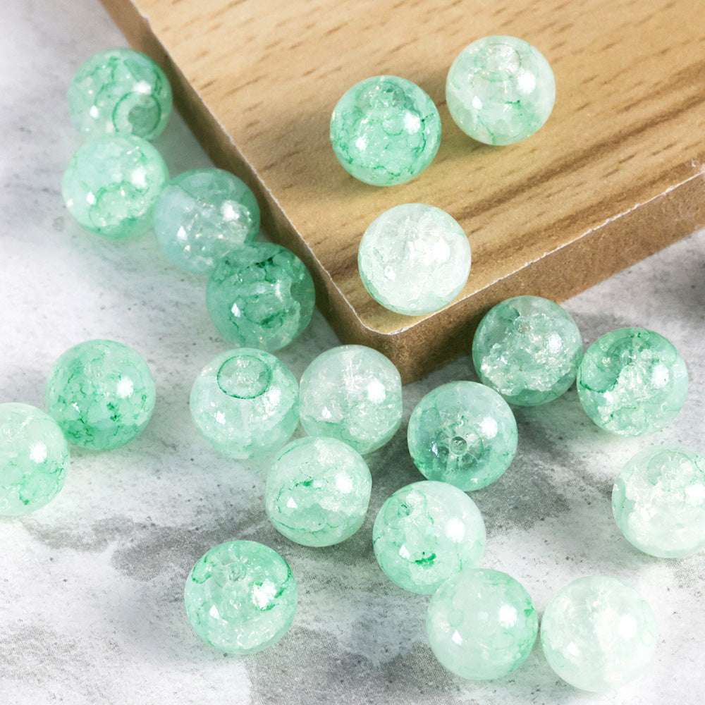 New Chinese Ancient Style Colored Glaze glass beadable beads