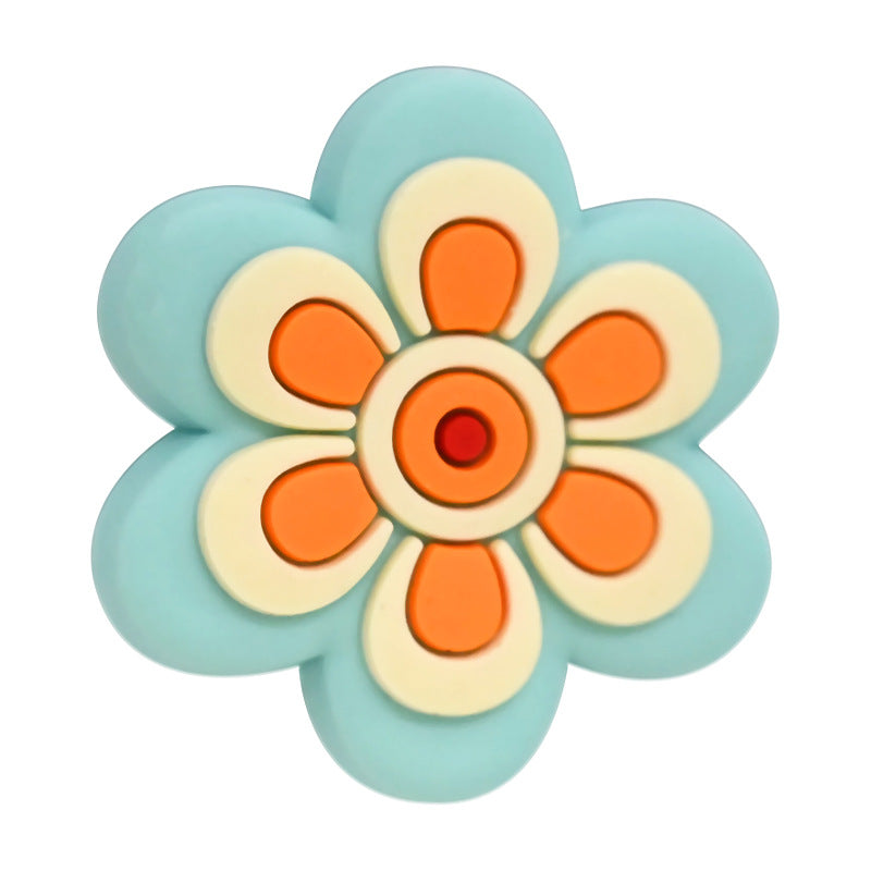 High-Value Flower Series Silicone Focus Beads