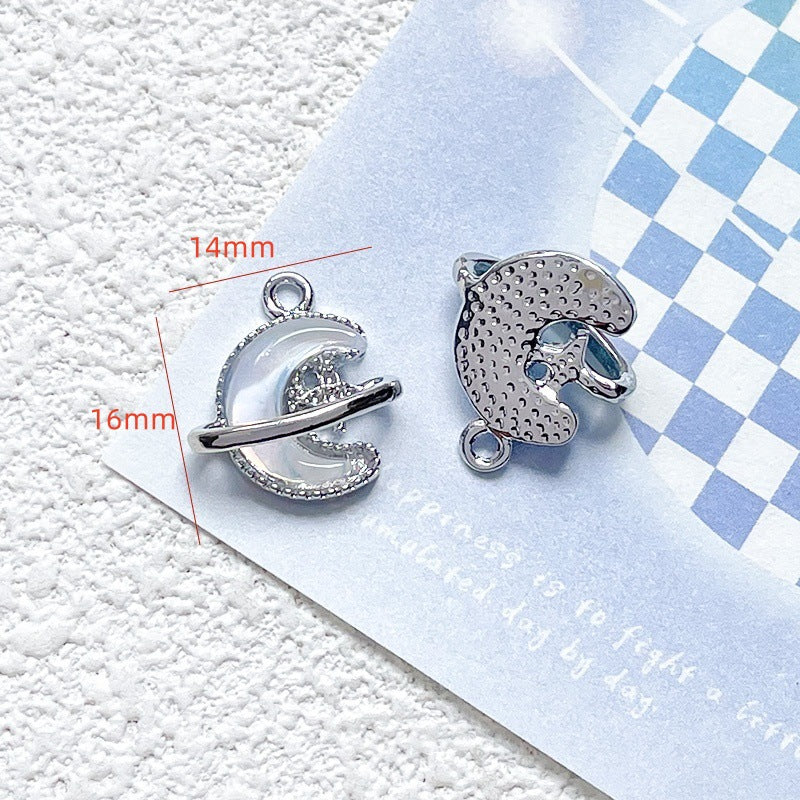 1 pc Alloy Heart Butterfly Cloud Moon Pendant