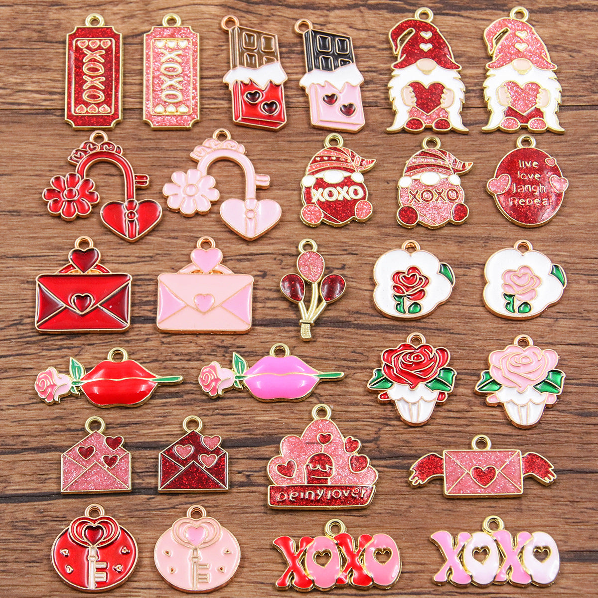 red charms collection