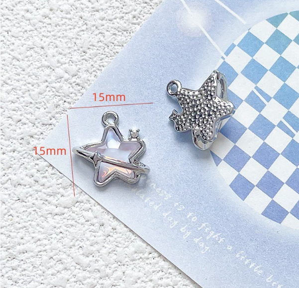1 pc Alloy Heart Butterfly Cloud Moon Pendant