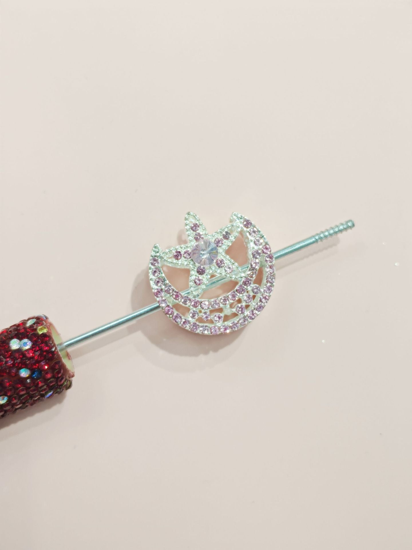 Hollow Star Moon Alloy Beads