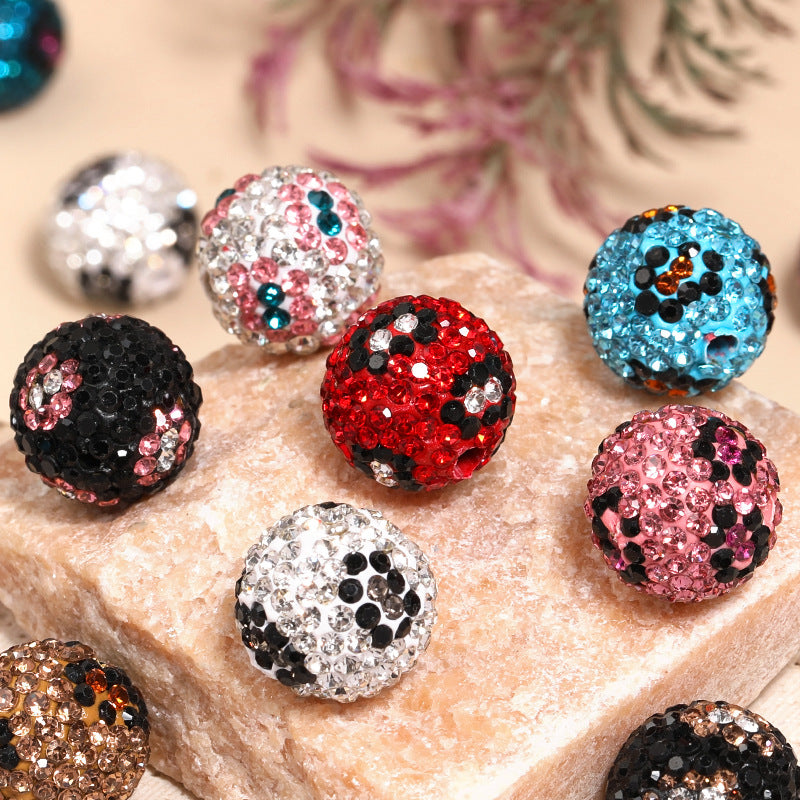 16mm colorful clay fancy beads