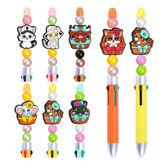 Cute Cartoon Cat Series Silicone Focus Beads Silicone Focus Beads